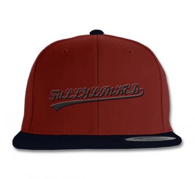 fullylinked red & black SnapBack 